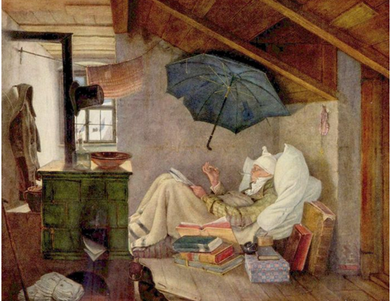 الشاعـر الفقيـر للفنان الألمـاني كـارل شبـيتــزوغ