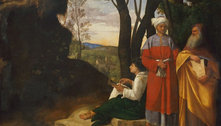 الفلاسفة الثلاثة للرسّام الإيطالي جورجيوني