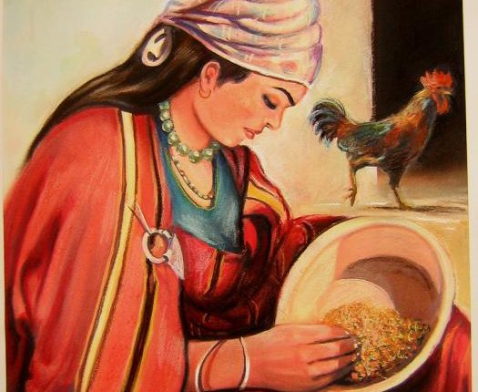 المرأة التونسيّة للرسّام اللّيبي عبد السّلام النّطاح