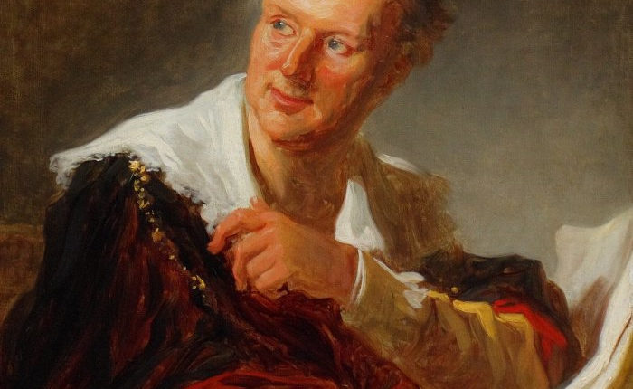 بورتريه الفيلسوف دونيه ديدرو للرسّام الفرنسي جان اونوريه فراغونار