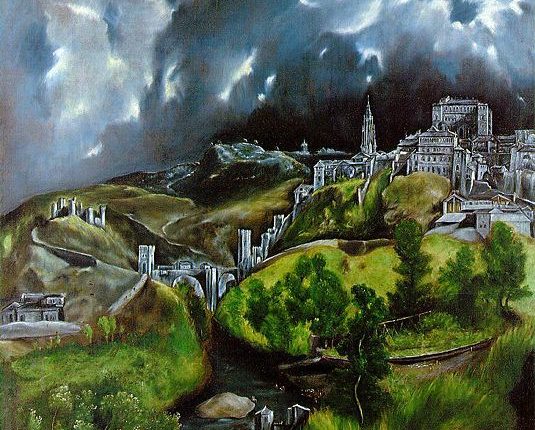 منظر لطليطلة للرسّام الاسباني إل غريـكو