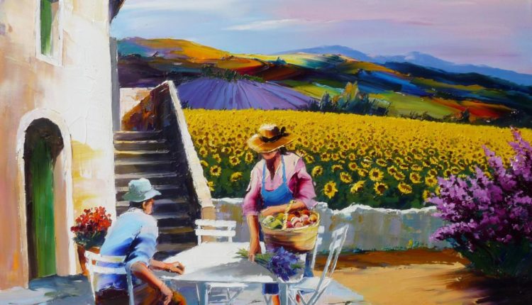 لوحة للرسّام الفرنسي كريستيان جوكال