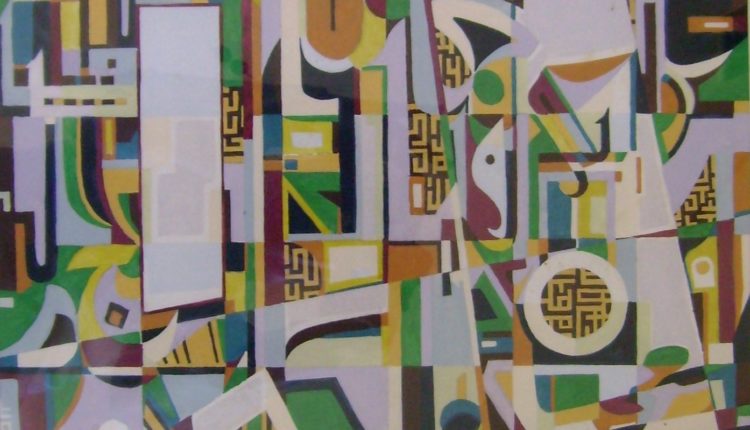 لوحة للرسّام اللبناني عدنان المصري