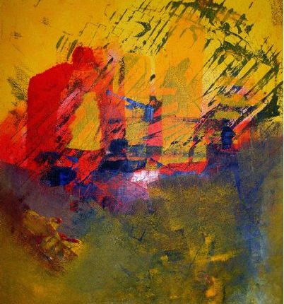 لوحة الرسّام مصطفى ياسين