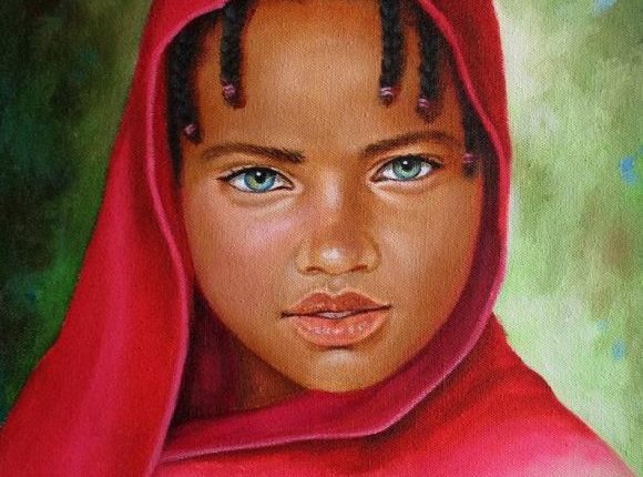 لوحة للرسّامة درّة أليس