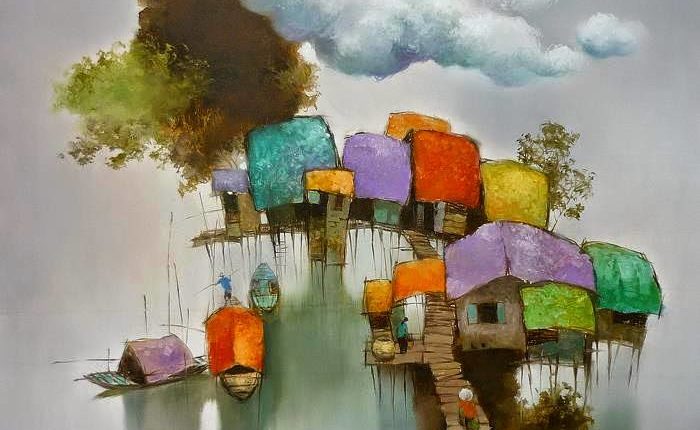 لوحة للرسَّام دانغ كان