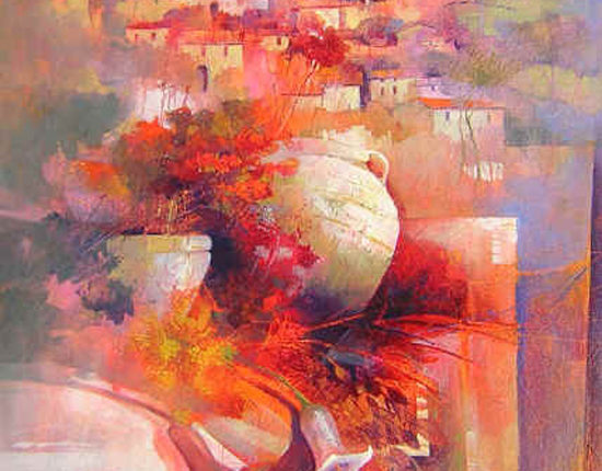 لوحة للرسّامة كلاوديا بارينا