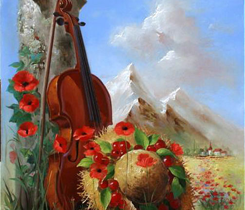 لوحة للرسّام جورج كوروميناس