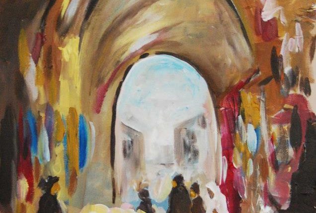 لوحة للرسّام محمد أكرم خوجة