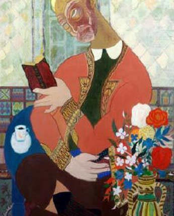 لوحة للرسّام عبد العزيز قورجي