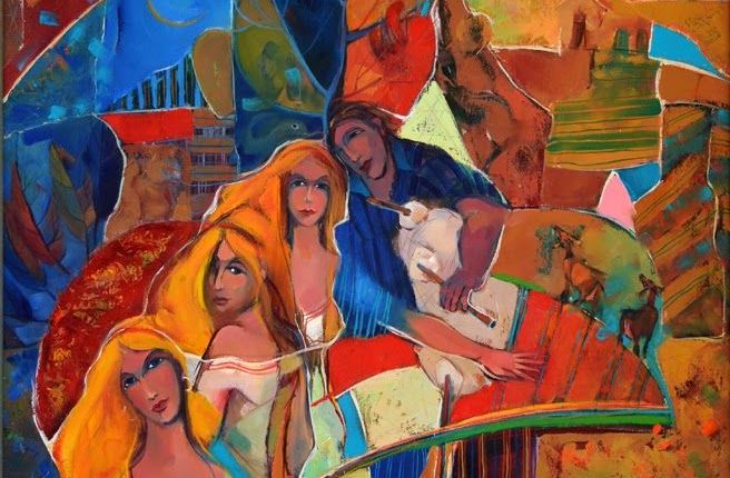 لوحة للرسّامة بيتيا إفتيموفا