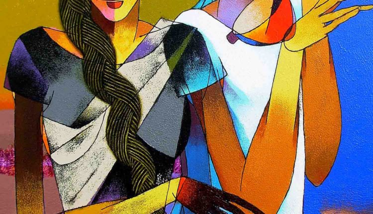 لوحة للرسّام داياناند كمركار