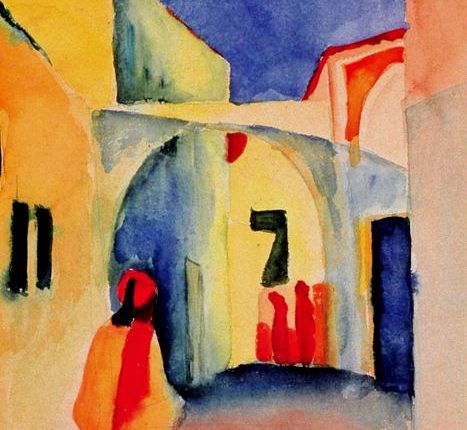 لوحة للرسّام أوغست ماكي