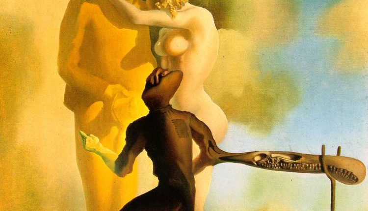 تأمل في القيثارة لسلفادور دالي