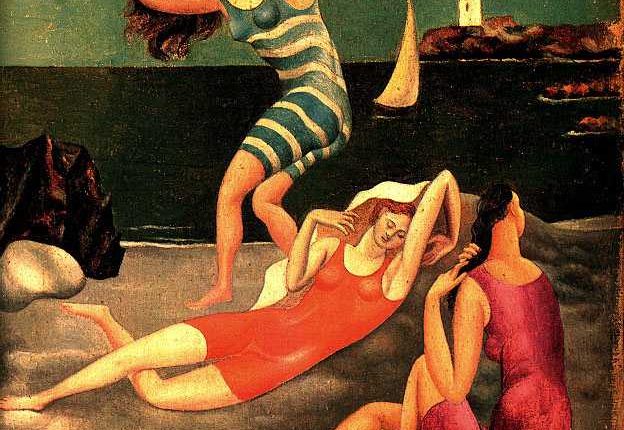 المستحمات لبيكاسو، 1918