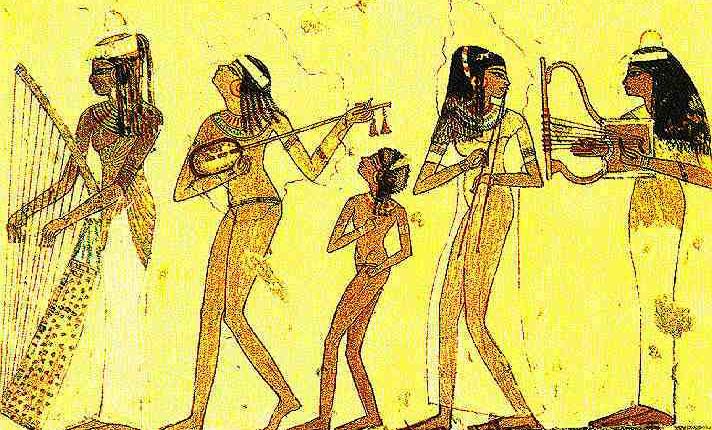 جدارية مصرية، حوالي 1420 قبل الميلاد