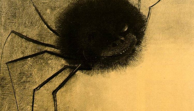 العنكبوت المبتسمة (1881) Odilon Redon
