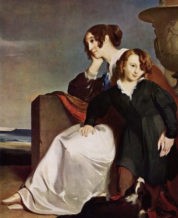 أم وإبنها Theodore Rombouts