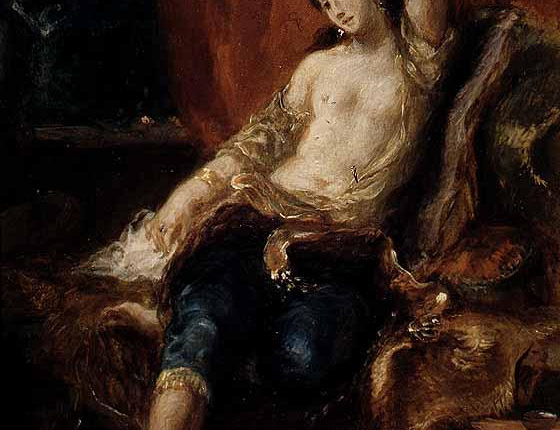 أوداليسك  Eugène Delacroix