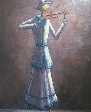 عازفة الكمان الأنيقة،Albert Neel (فرنسا)