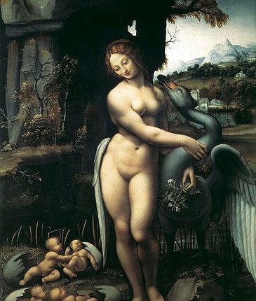 ليدا والإوز، Leonardo Da Vinci