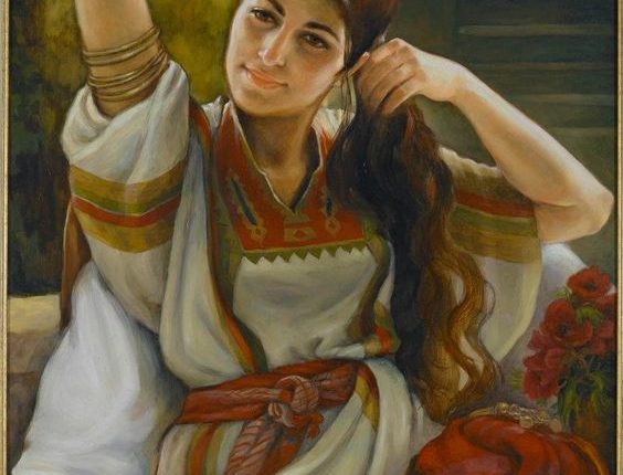 لوحة للرسَّامة إيرينا كركبي