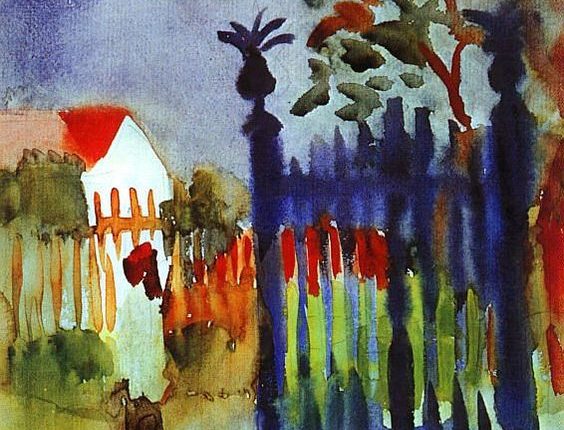 لوحة للرسَّام أوجست ماك