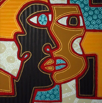 لوحة للرسَّامة السوريّة لين بطل