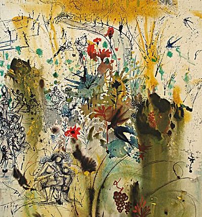 لوحة للرسَّام سلفادور دالي