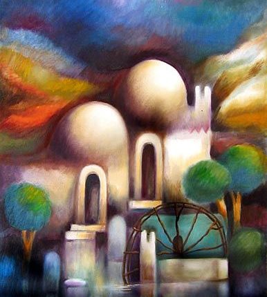 لوحة للرسَّام نوري الرَّاوي