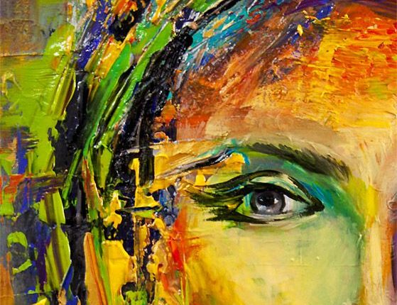 لوحة للرسَّامة أوسنات تزادوك