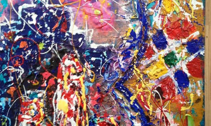 لوحة للرسَّام عمر البلغيثي