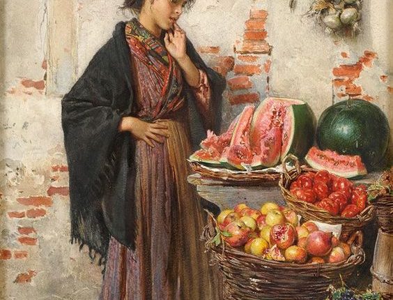 لوحة للرسَّام لودفيغ جوهان باسيني