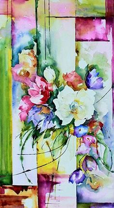 لوحة للرسَّامة فيرونيك بياسر-موين