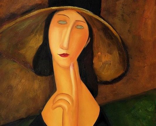 لوحة للرسَّام أميديو موديلياني