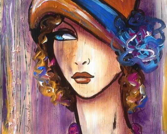 لوحة للرسَّامة دام دوميدو