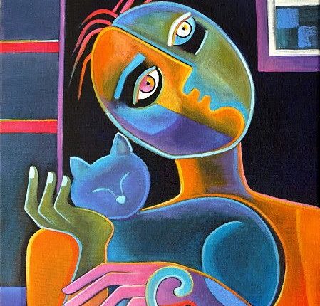 لوحة للرسَّامة مرلينا فيرا