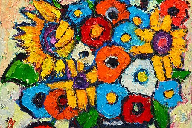 لوحة للرسَّامة آنا ماريا إدوليسكو