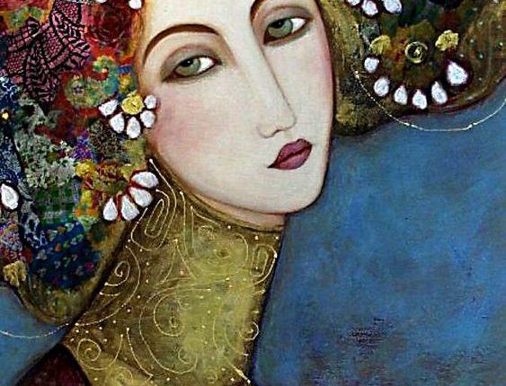 لوحة للرسّامة فايزة مغني