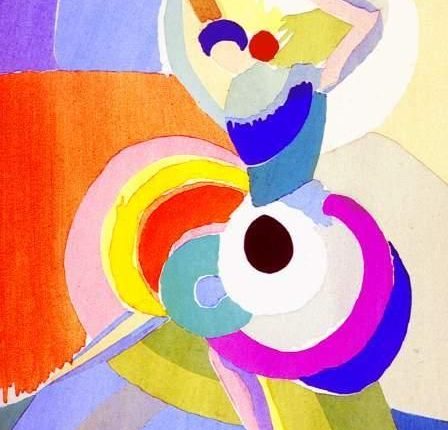 لوحة للرسّامة سونيا ديلاوناي