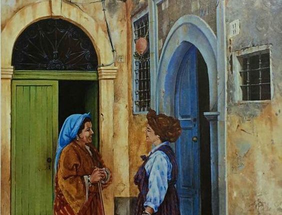 لوحة للرسّام مرعي التليسي