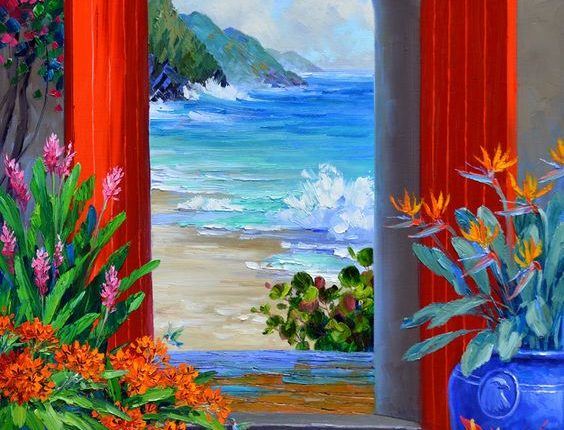 لوحة للرسّامة ميكى سنكاريك