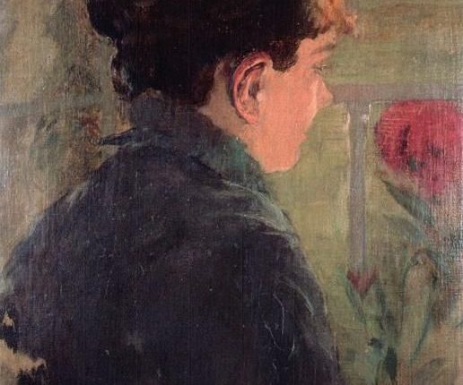 لوحة للرسّامة إيفا غونزاليس