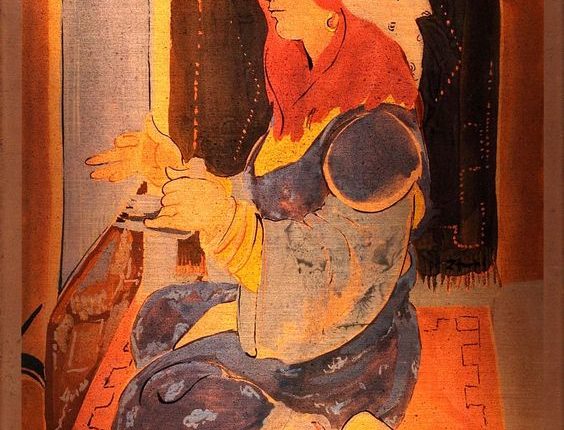 لوحة للرسّام زبير التركي