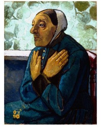 لوحة للرسّامة باولا مودرزون-بيكر