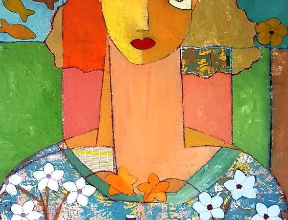 لوحة للرسّام عادل عكرمي