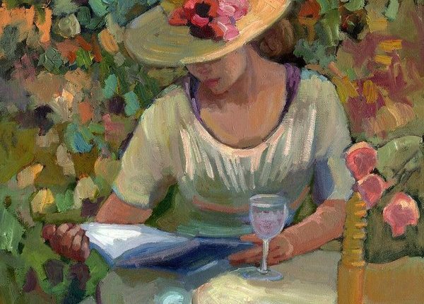 لوحة للرسّامة سالي روزنباوم