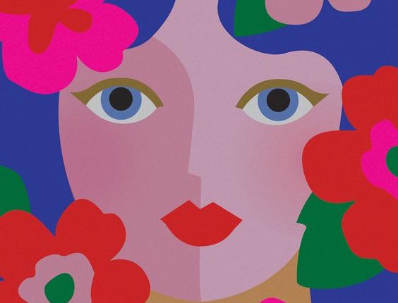 لوحة للرسّامة مينجي مون