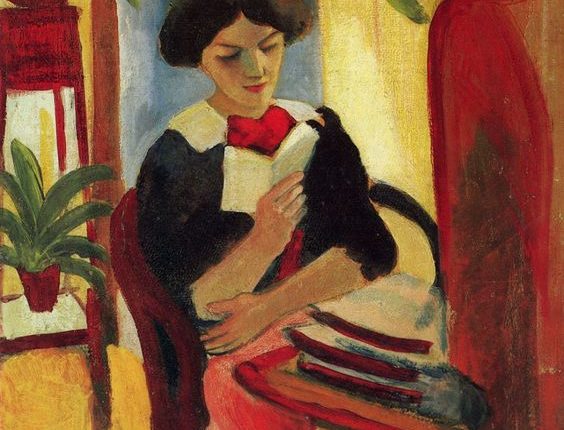 لوحة للرسّام أوغست ماك