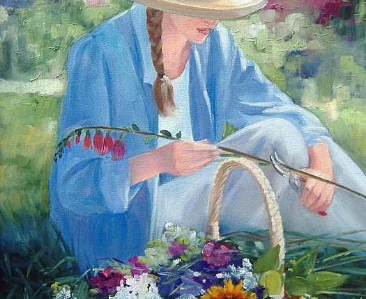 لوحة للرسّامة جاكلين بروشو